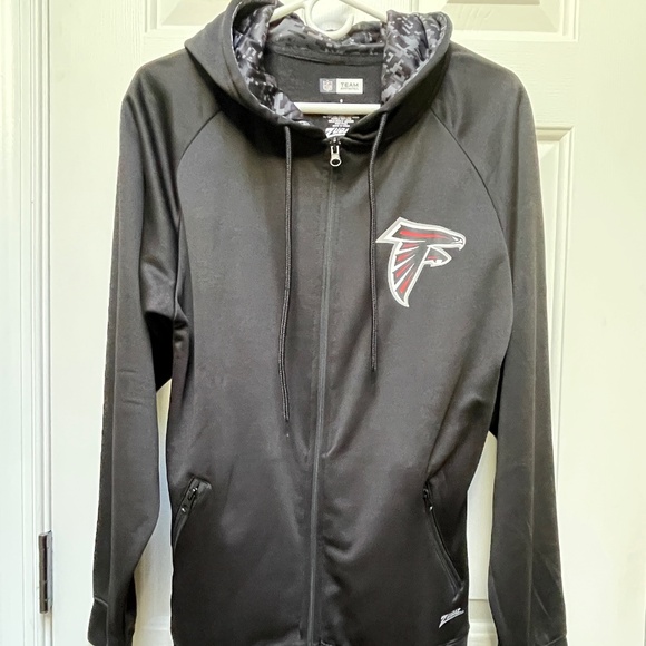NFL Atlanta Falcons Full Zip Sweatshirt Jacket - NWT - Picture 1 of 8
